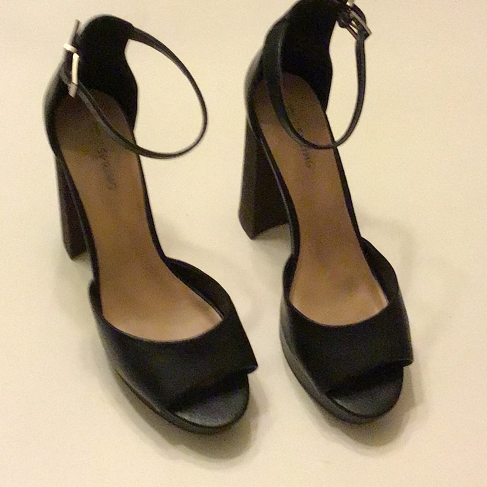 Call it spring black sandals